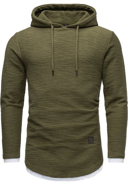 Amaci&Sons Kapuzenpullover PEORIA 2in1 Kapuzenpullover günstig online kaufen