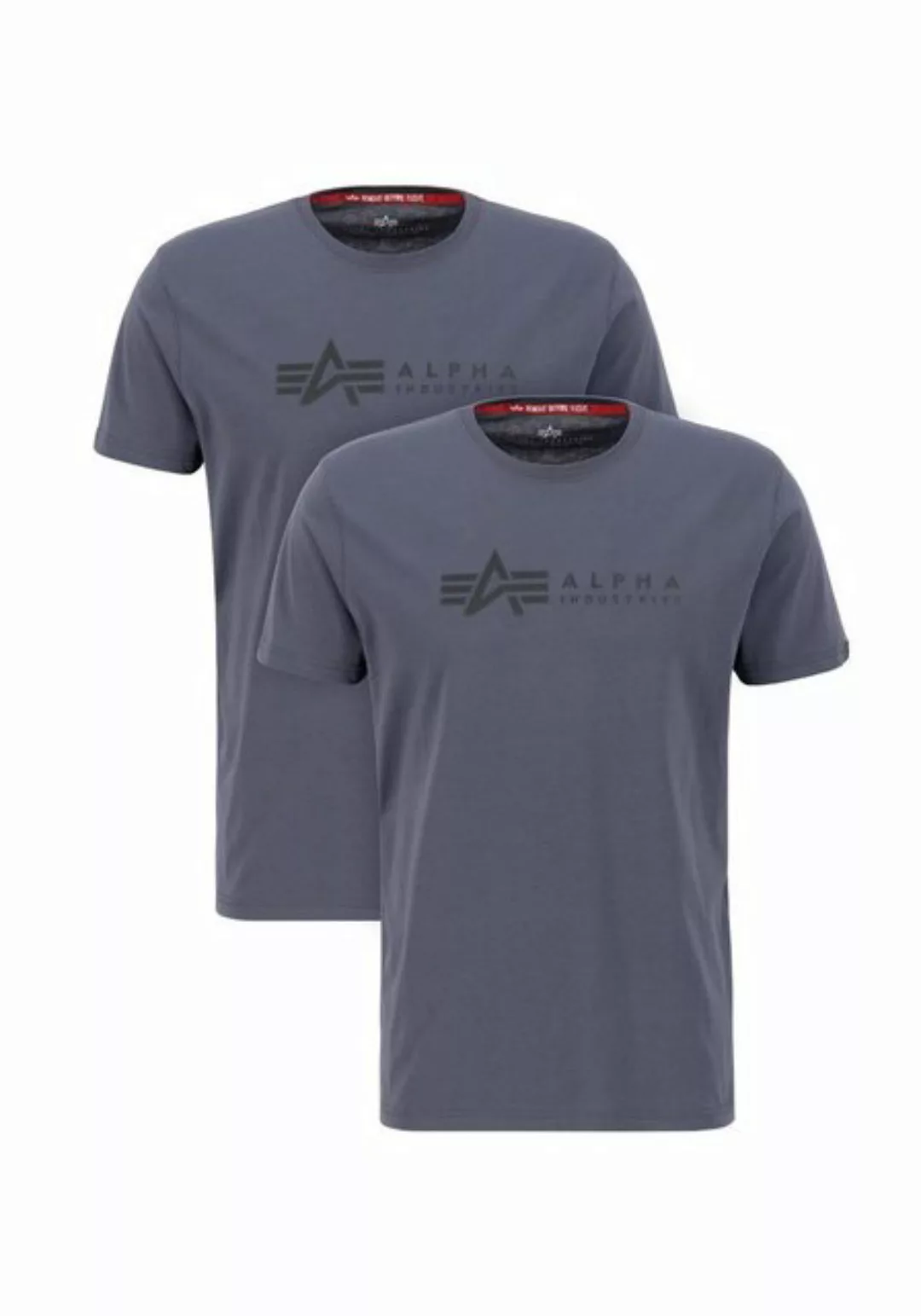 Alpha Industries T-Shirt Alpha Industries Men - T-Shirts Alpha Label T 2 Pa günstig online kaufen