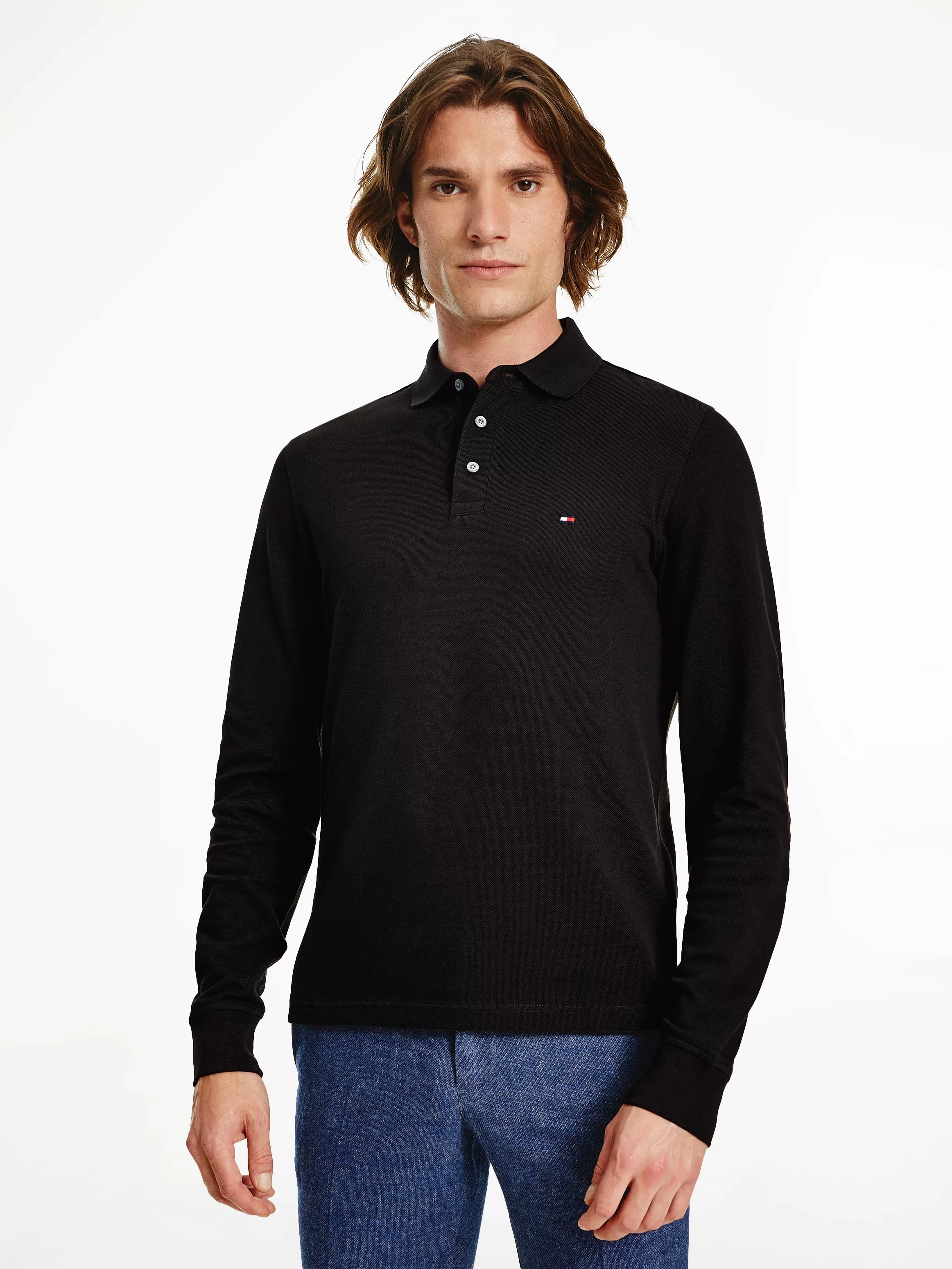 Tommy Hilfiger Langarm-Poloshirt 1985 SLIM LS POLO günstig online kaufen