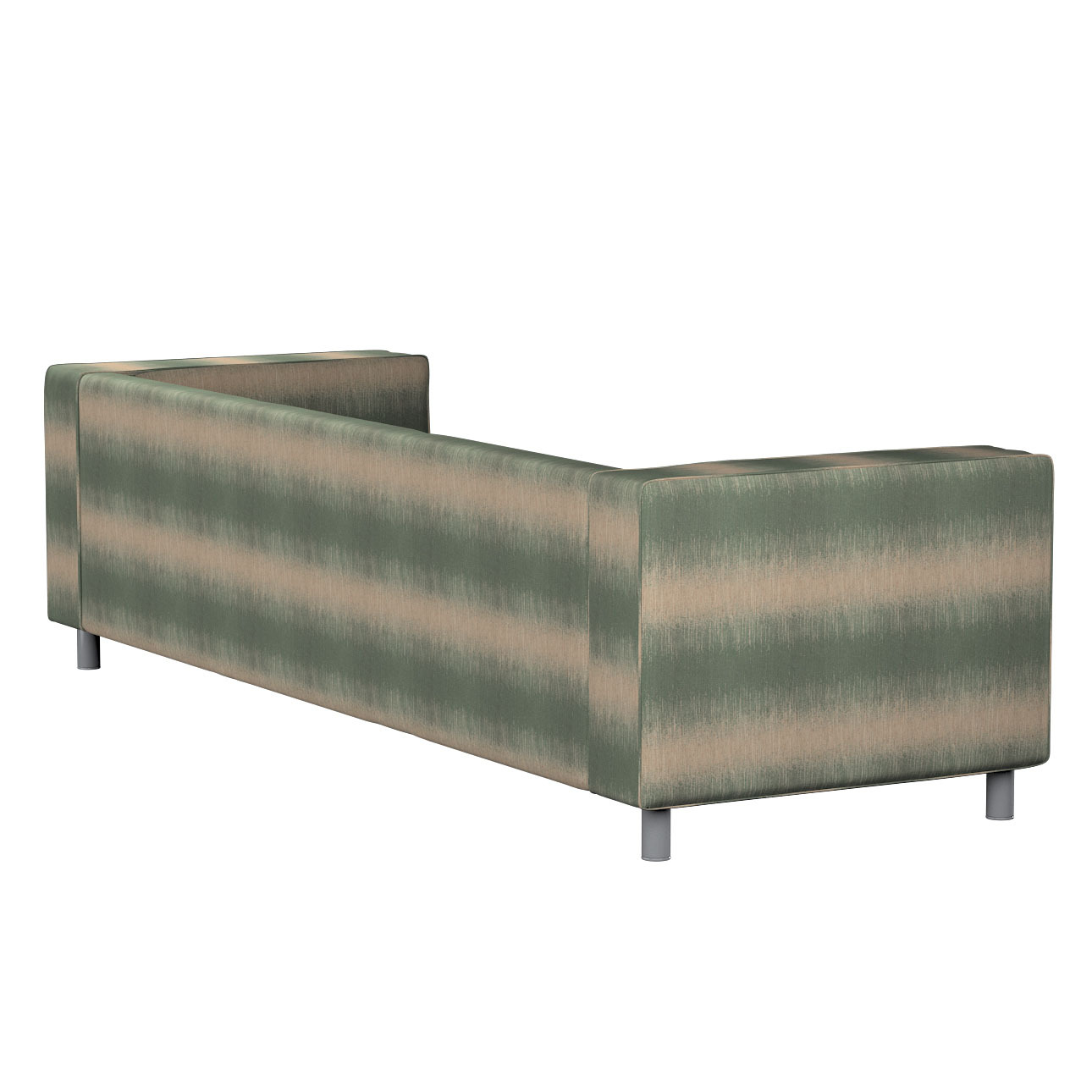 Bezug für Klippan 4-Sitzer Sofa, grün-beige, Bezug für Klippan 4-Sitzer, Li günstig online kaufen