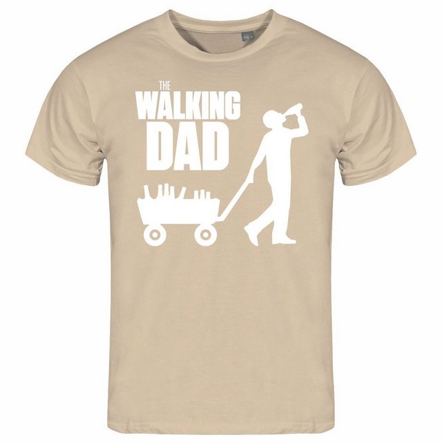 deinshirt Print-Shirt Herren T-Shirt The walking Dad Funshirt mit Motiv günstig online kaufen