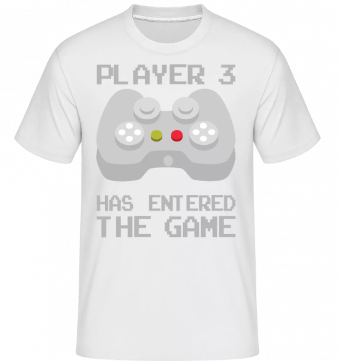 Player 3 Entered The Game · Shirtinator Männer T-Shirt günstig online kaufen