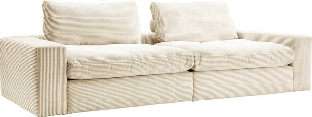 alina Big-Sofa "Sandy", mit losen Sitz und Rückenkissen, in modernem Cordst günstig online kaufen