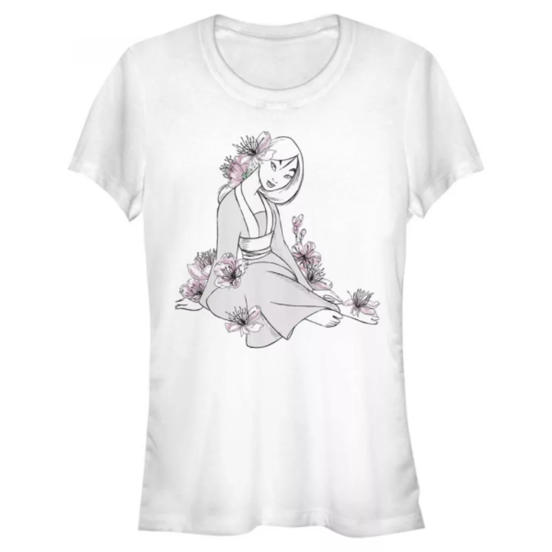 Disney - Mulan - Mulan Floral - Frauen T-Shirt günstig online kaufen