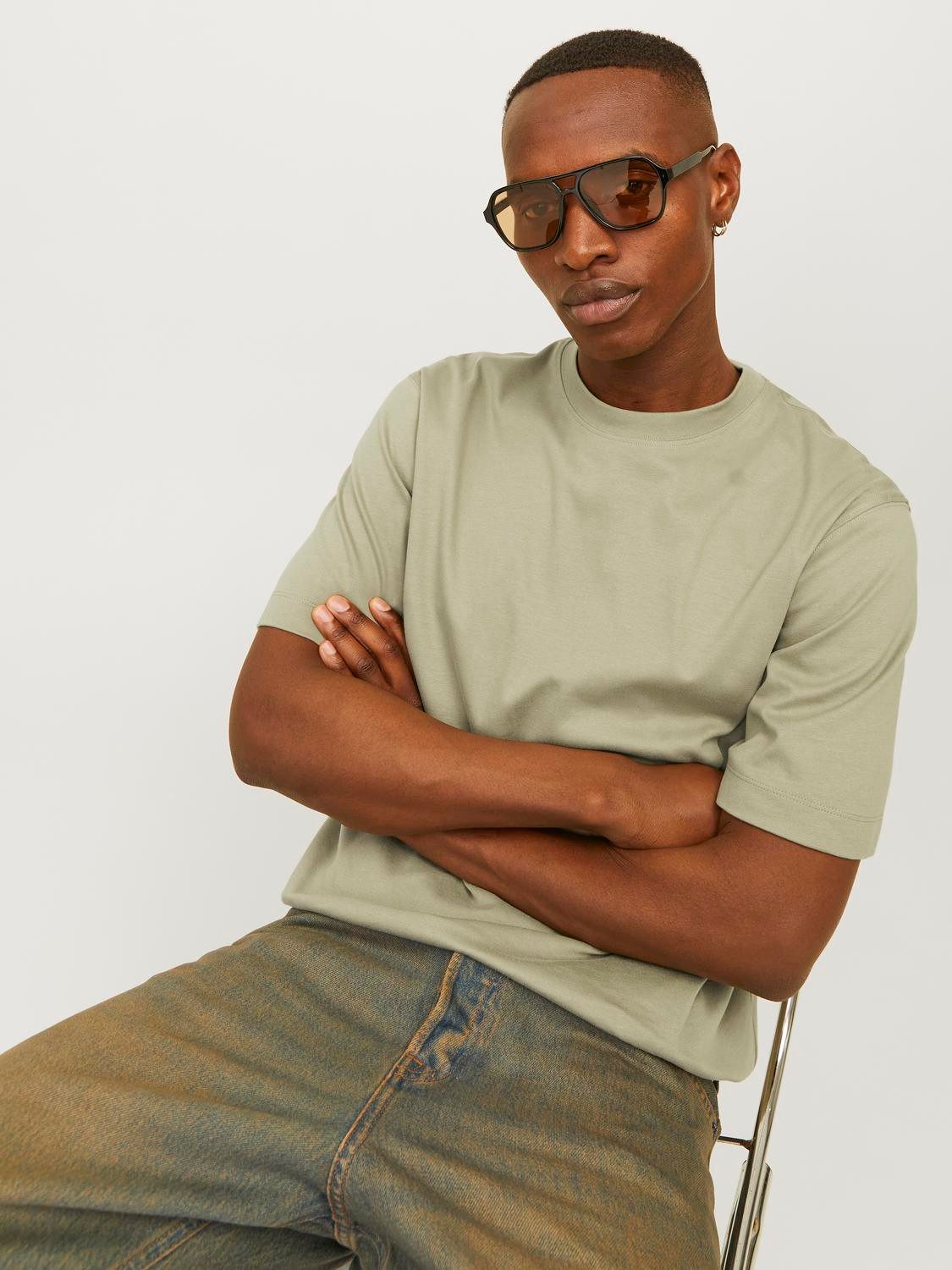 Jack & Jones Rundhalsshirt JJEURBAN EDGE günstig online kaufen