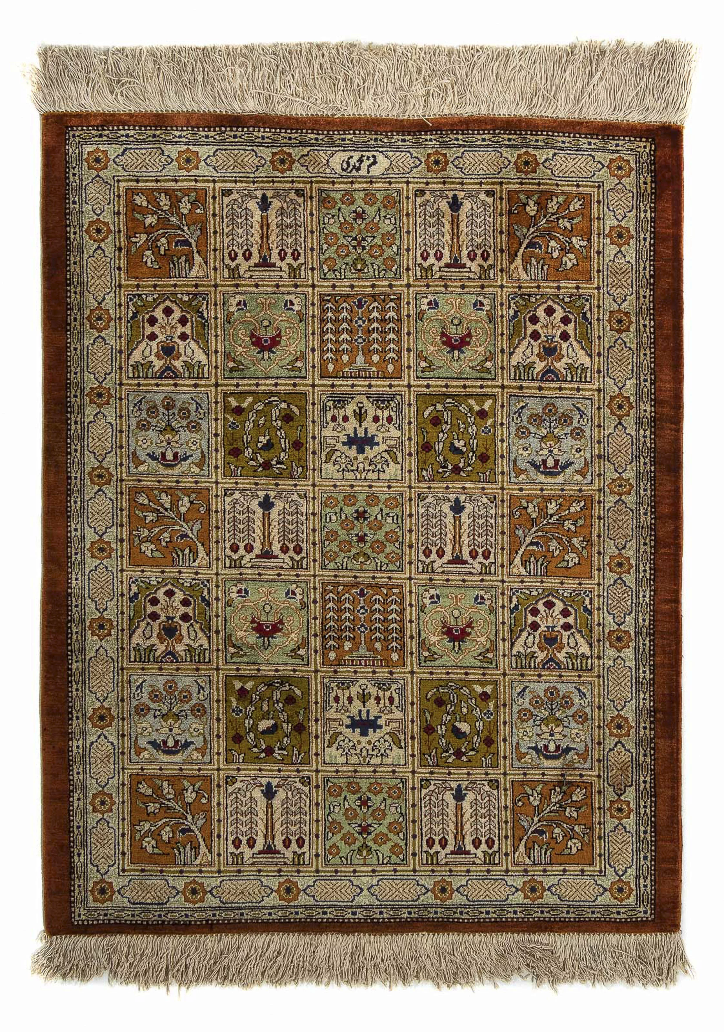 morgenland Orientteppich »Perser - Ghom - 72 x 56 cm - mehrfarbig«, rechtec günstig online kaufen