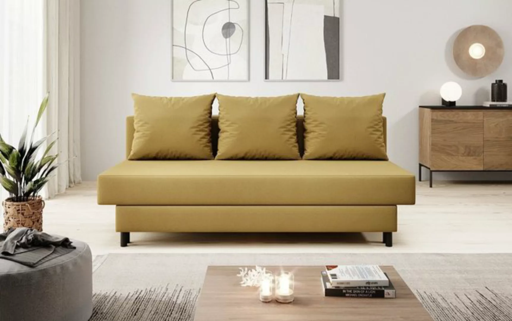 Luxusbetten24 Schlafsofa Designer Sofa Velio, mit Schlaffunktion günstig online kaufen