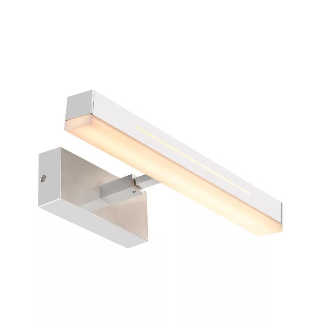 LED Spiegelleuchte Otis in Nickel-matt 14W 1300lm IP44 günstig online kaufen