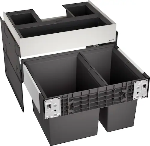 Blanco Mülltrennsystem »Select II 60/2«, 2 Behälter, Orga, Kunststoff, Stah günstig online kaufen