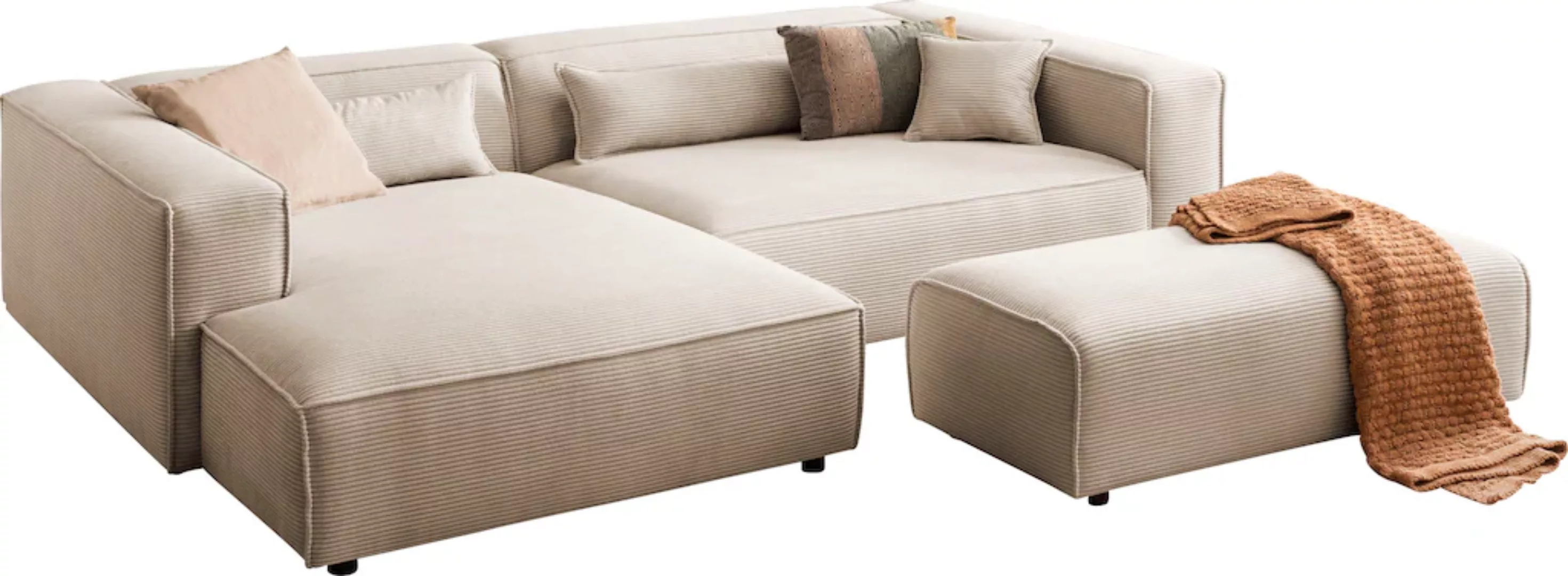 LeGer Home by Lena Gercke Polsterecke "PIARA XXL, L-Form mit Schlaffunktion günstig online kaufen