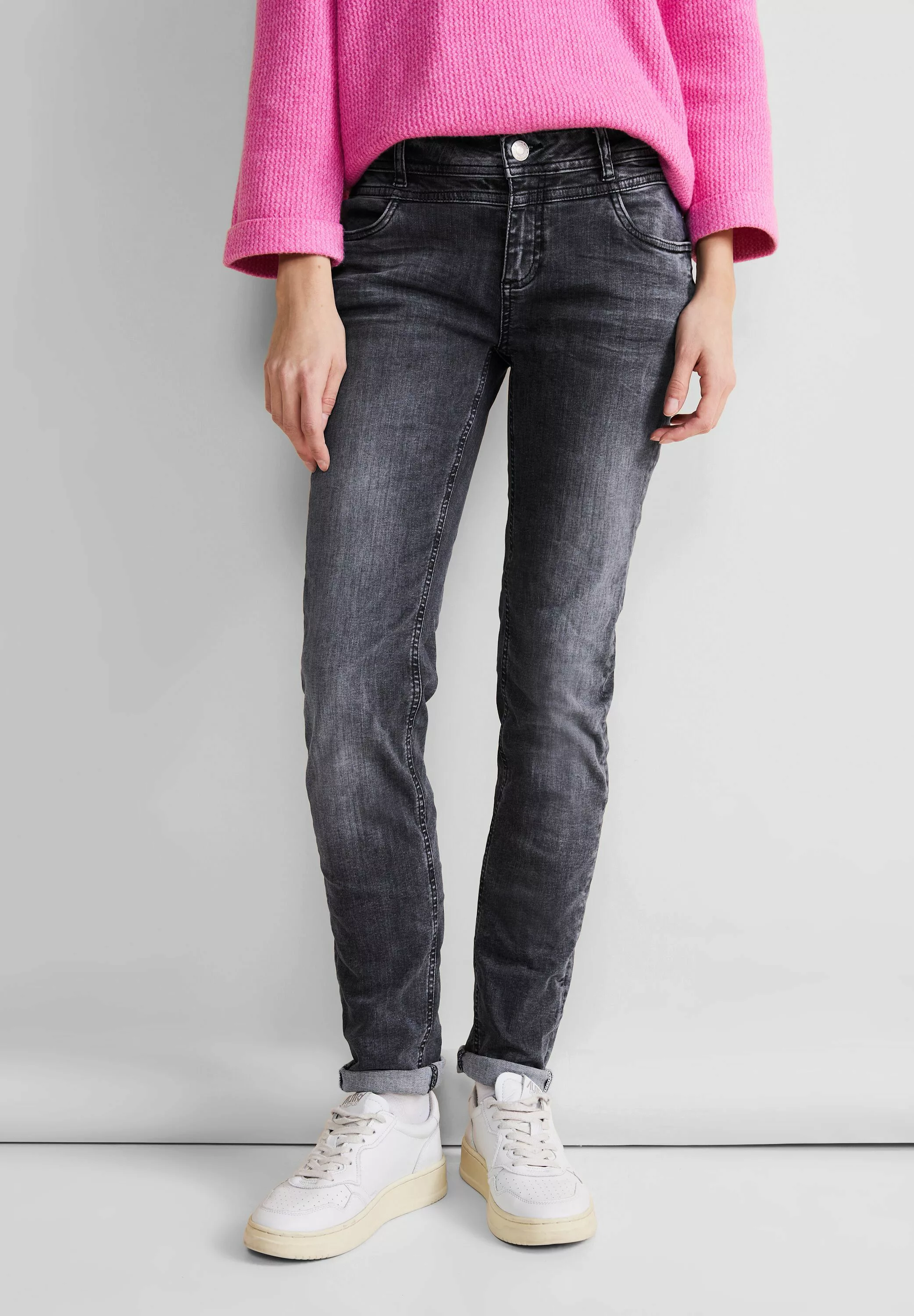 STREET ONE Gerade Jeans Middle Waist günstig online kaufen