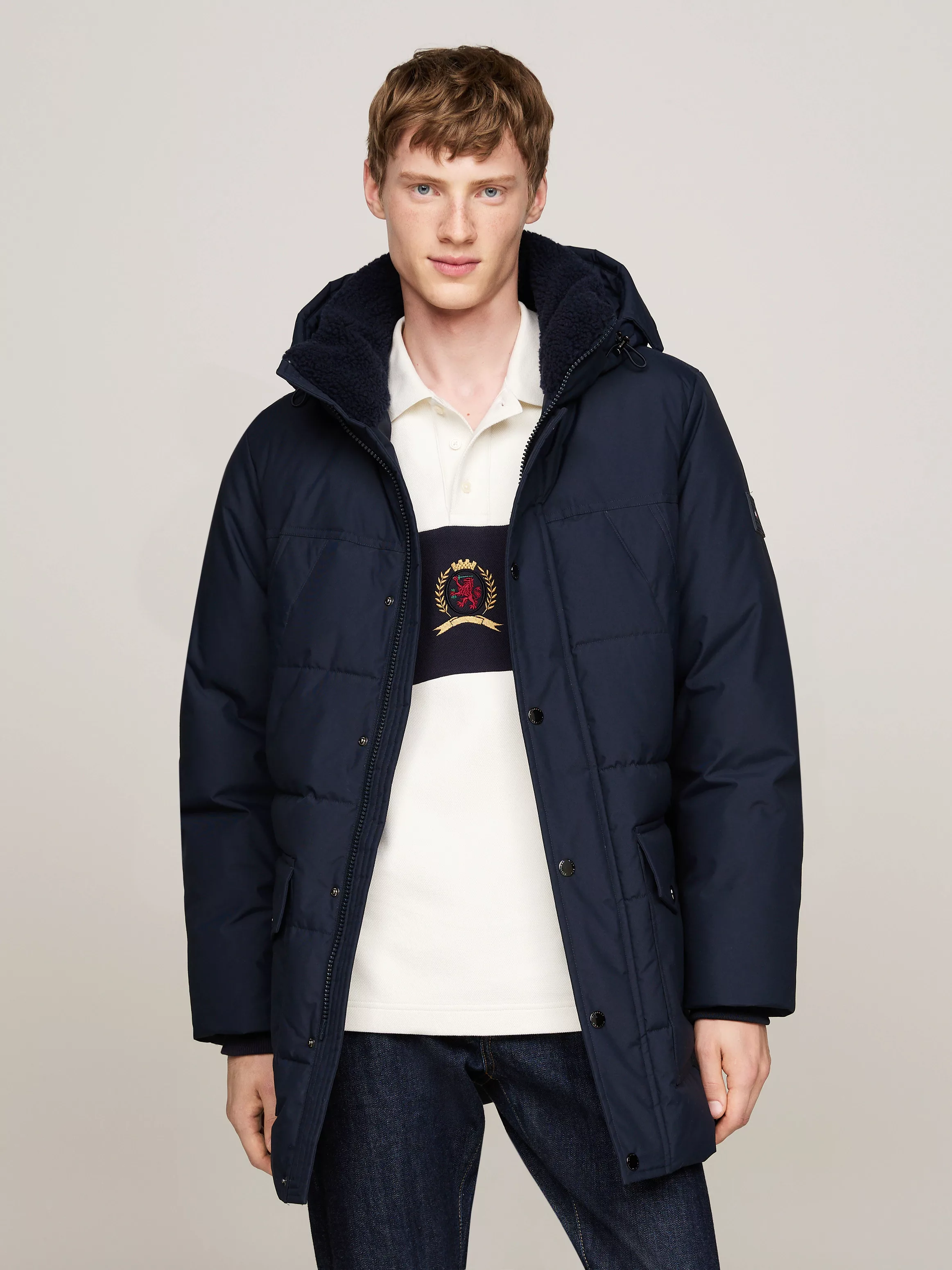 Tommy Hilfiger Parka "ROCKIE UTILITY PARKA", mit Kapuze, hoch geschlossen, günstig online kaufen