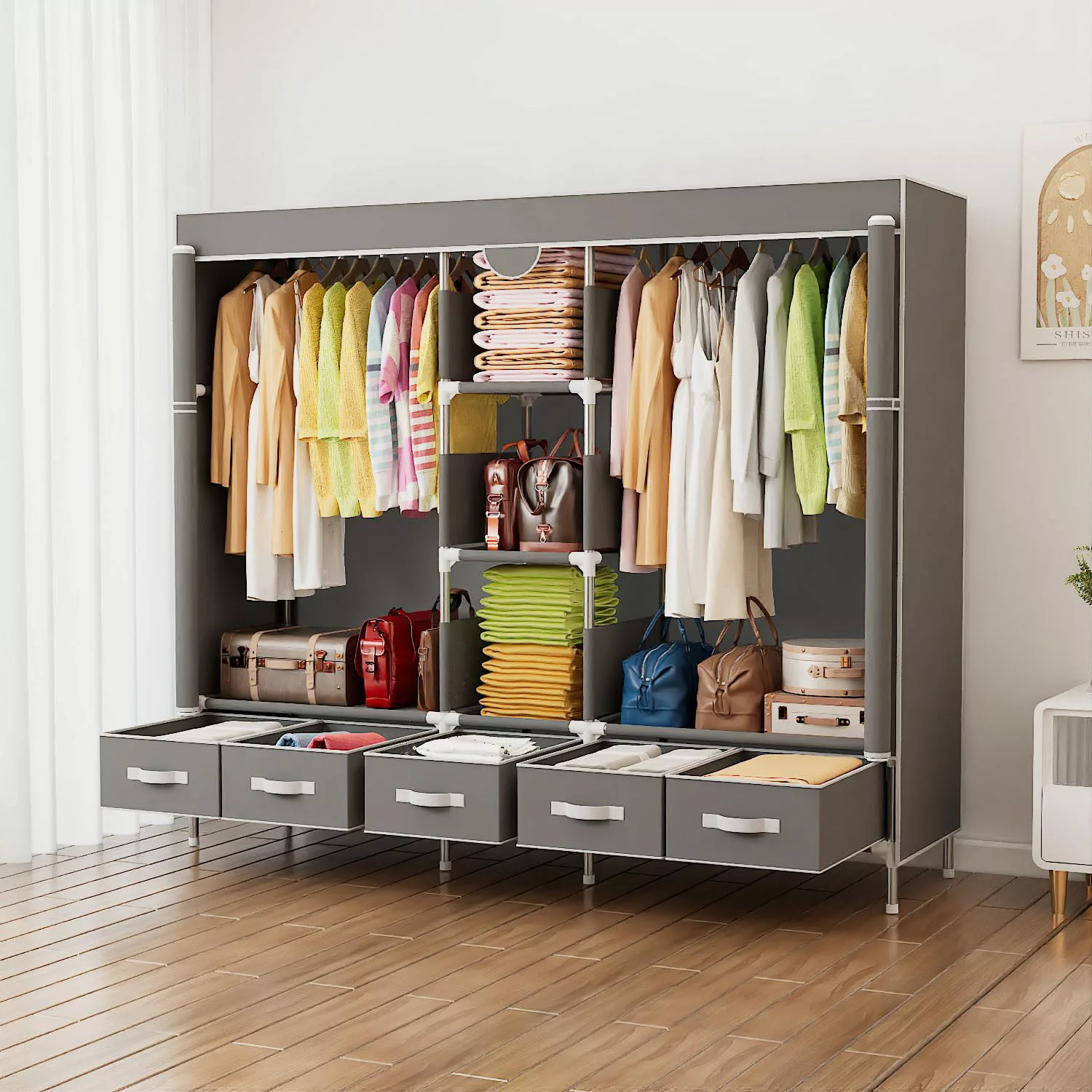 INOSIGN Kleiderschrank Stockholm Stoffkleiderschrank Bestseller in günstig online kaufen