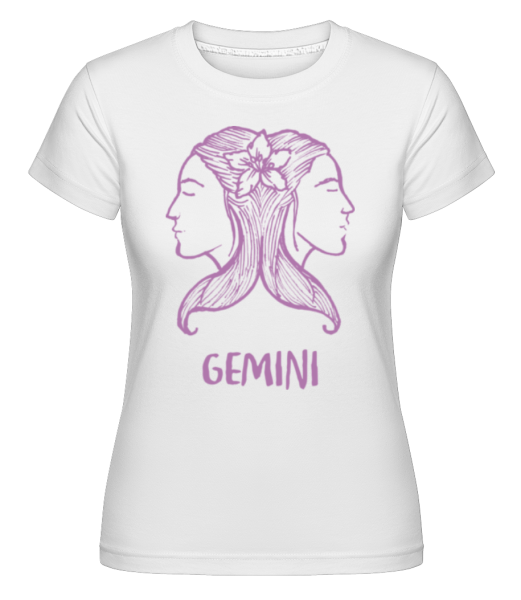 Scribble Style Zodiac Sign Gemini · Shirtinator Frauen T-Shirt günstig online kaufen