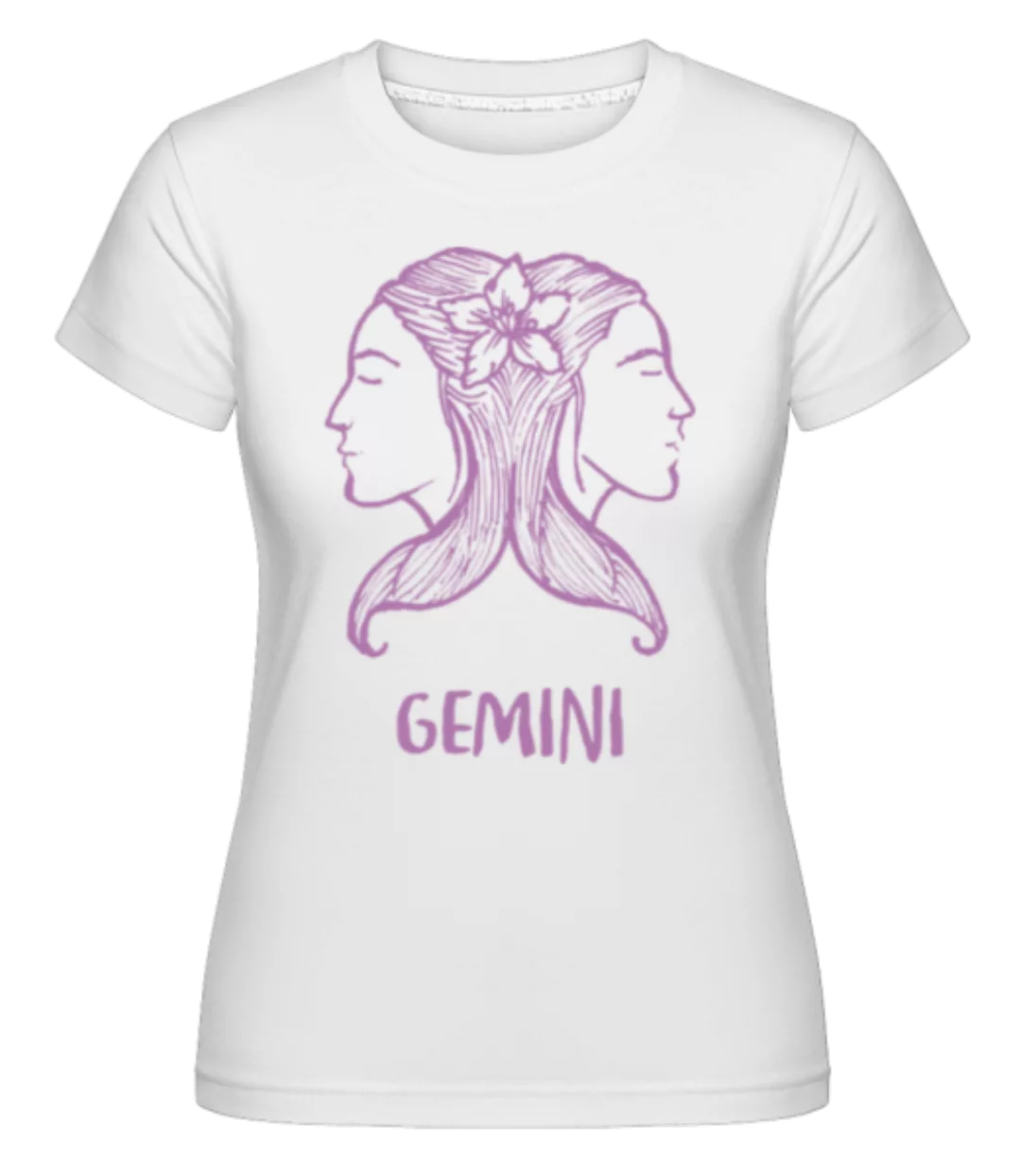 Scribble Style Zodiac Sign Gemini · Shirtinator Frauen T-Shirt günstig online kaufen
