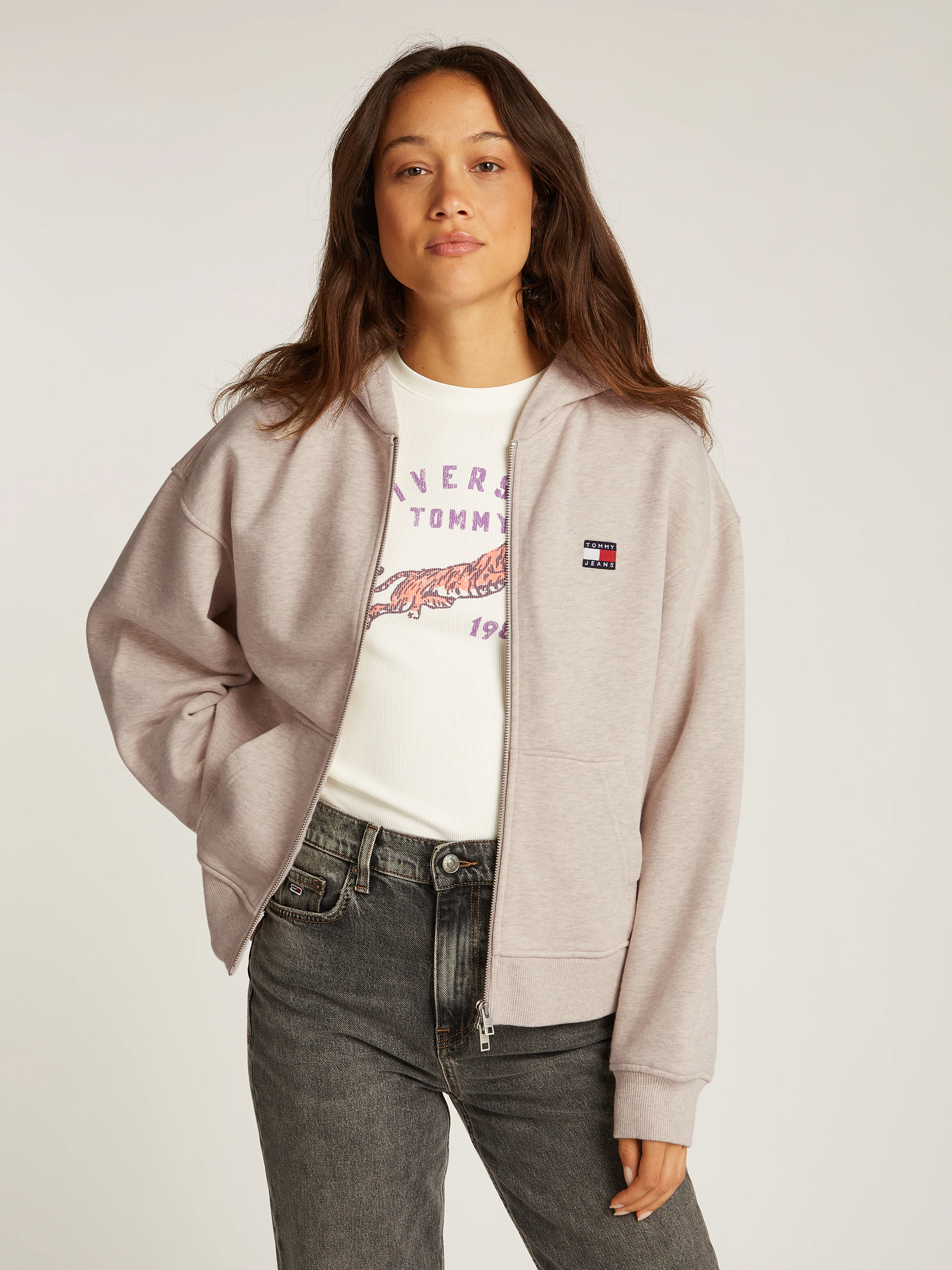 Tommy Jeans Curve Sweatshirt "Sweatshirt TJW BOXY BADG", in Großen Größen, günstig online kaufen