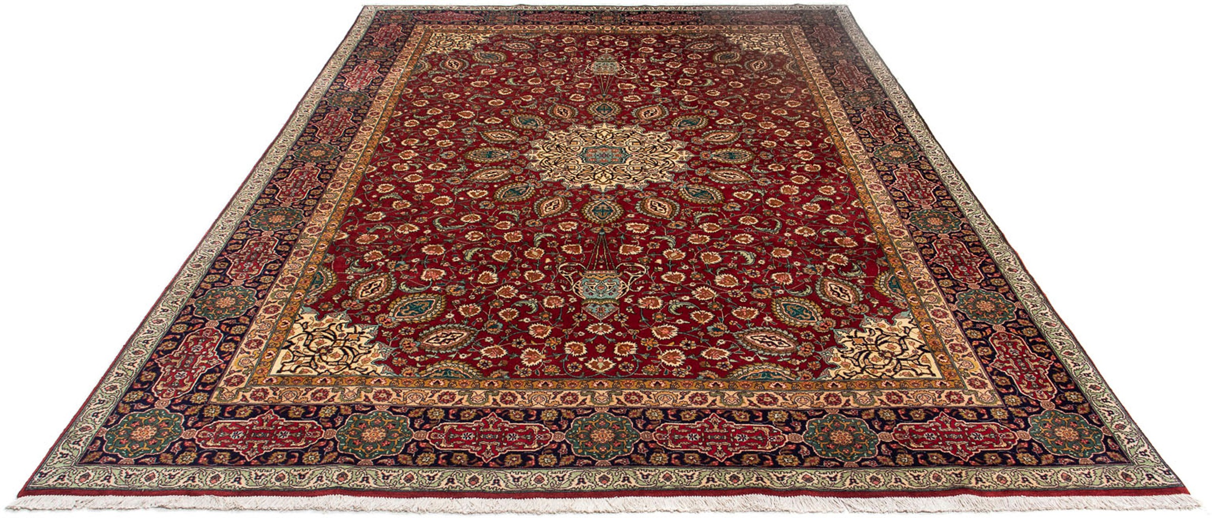 morgenland Orientteppich »Perser - Täbriz - Royal - 349 x 243 cm - dunkelro günstig online kaufen
