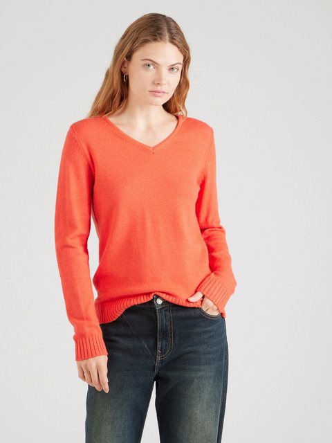 Vila Strickpullover Dünner Strickpullover Basic Stretch Sweater VIRIL VIRIL günstig online kaufen