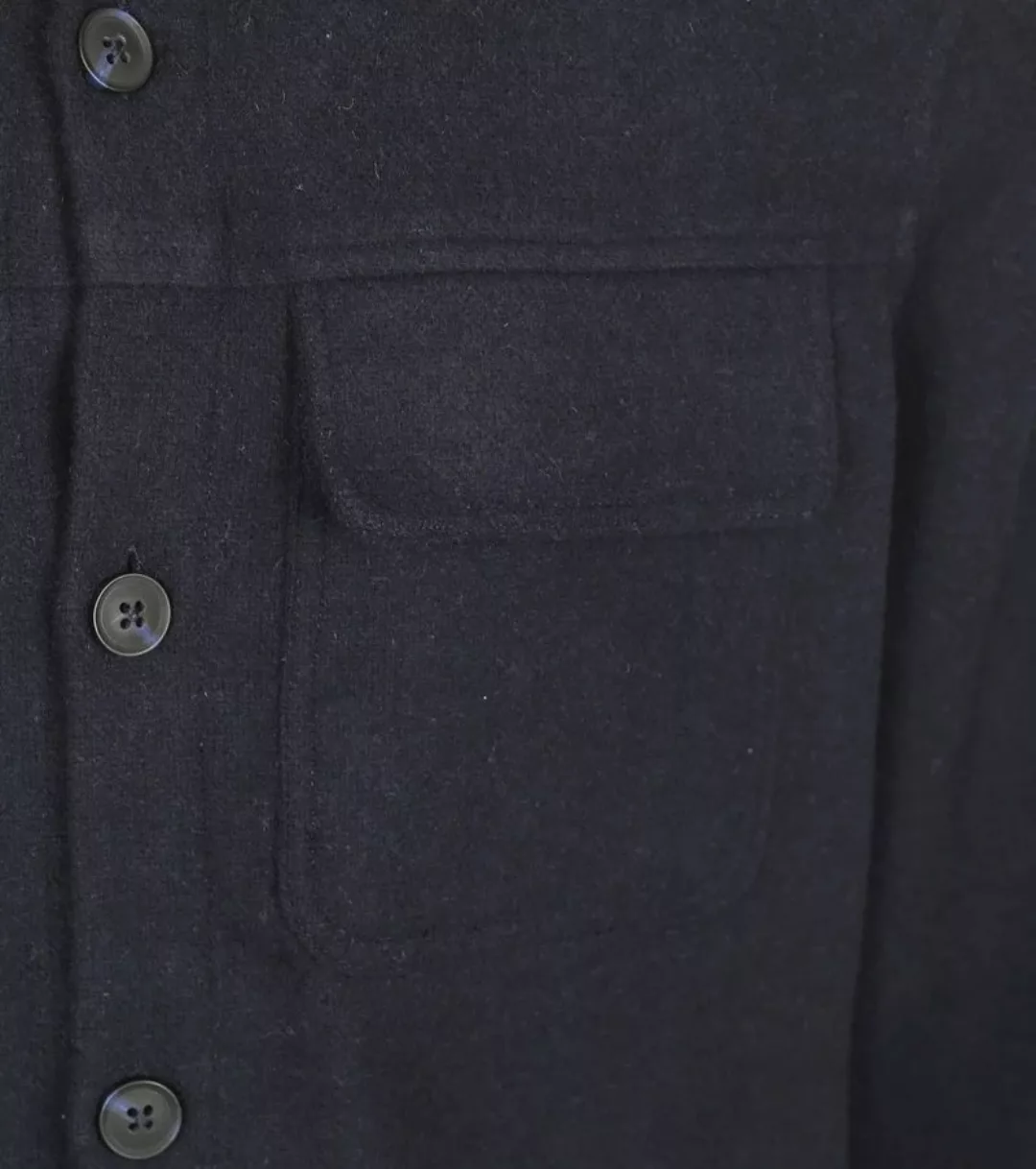 Suitable Overshirt August Wool Blend Navy - Größe XL günstig online kaufen