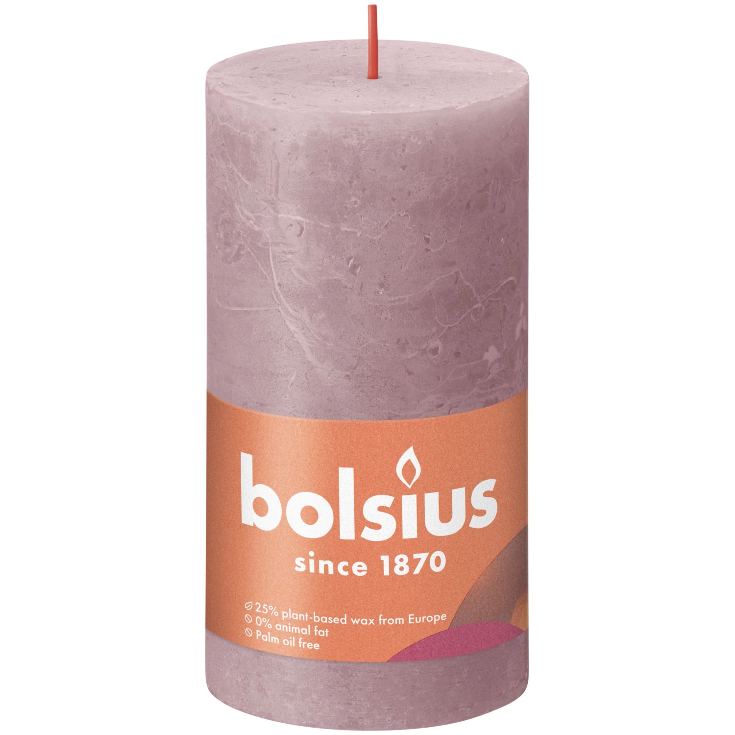 Bolsius Rustik-Kerze Shine 130/68 mm Eschenrose günstig online kaufen