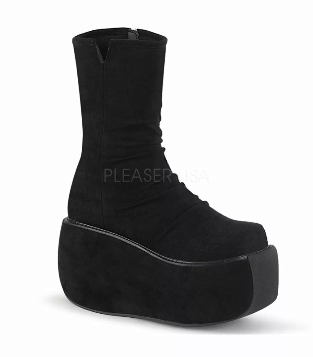 Plateau Stiefel VIOLET-100 Schwarz (Schuhgröße: EUR 36) günstig online kaufen