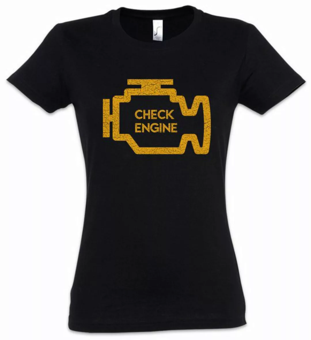 Urban Backwoods Print-Shirt Check Engine Damen T-Shirt Race Racing car Driv günstig online kaufen