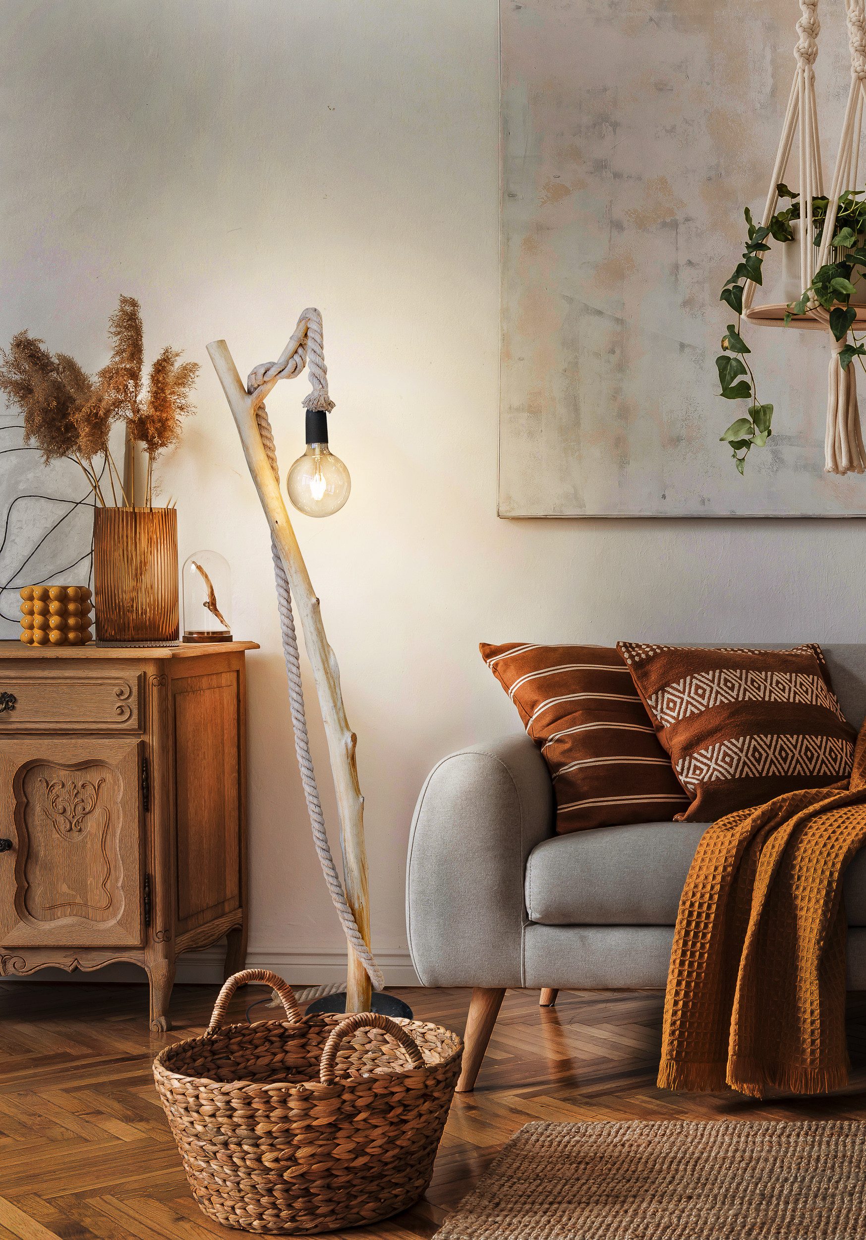 NOWA Stehlampe NERIDA, ohne Leuchtmittel, Stehleuchte, günstig online kaufen