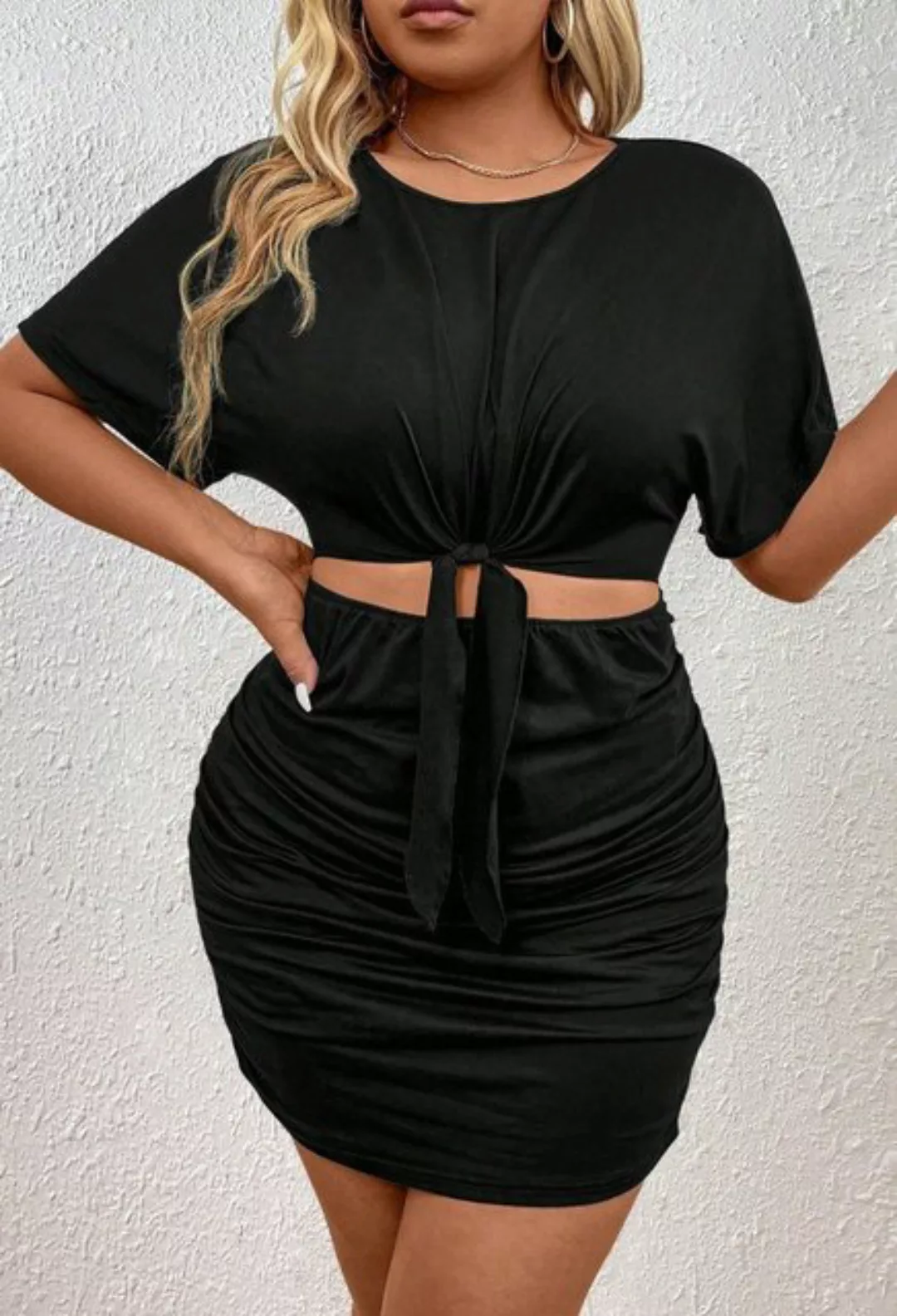 SEGUEN Strandkleid Sexy, bauchfreies Kleid für Damen in Übergröße (Sommerli günstig online kaufen