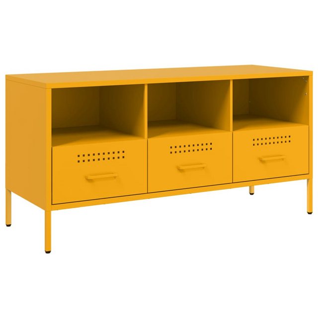 vidaXL TV-Schrank TV-Schrank Senfgelb 100,5x39x50,5 cm Kaltgewalzter Stahl günstig online kaufen