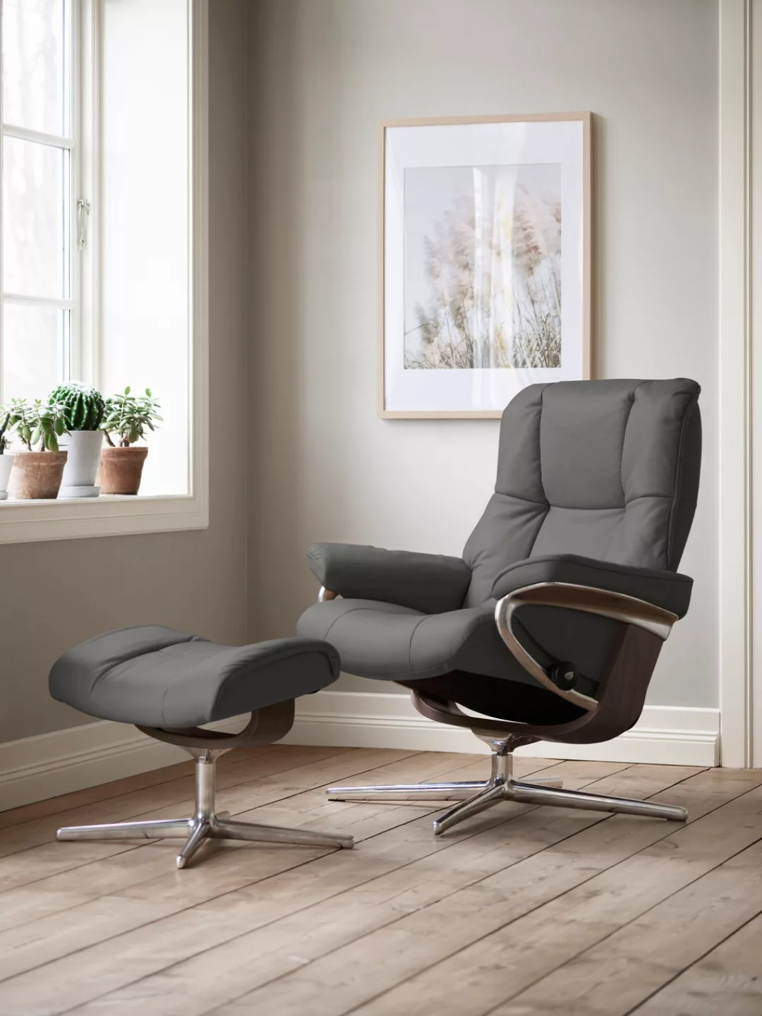 Stressless Relaxsessel "Mayfair", mit Cross Base, Größe S, M & L, Holzakzen günstig online kaufen