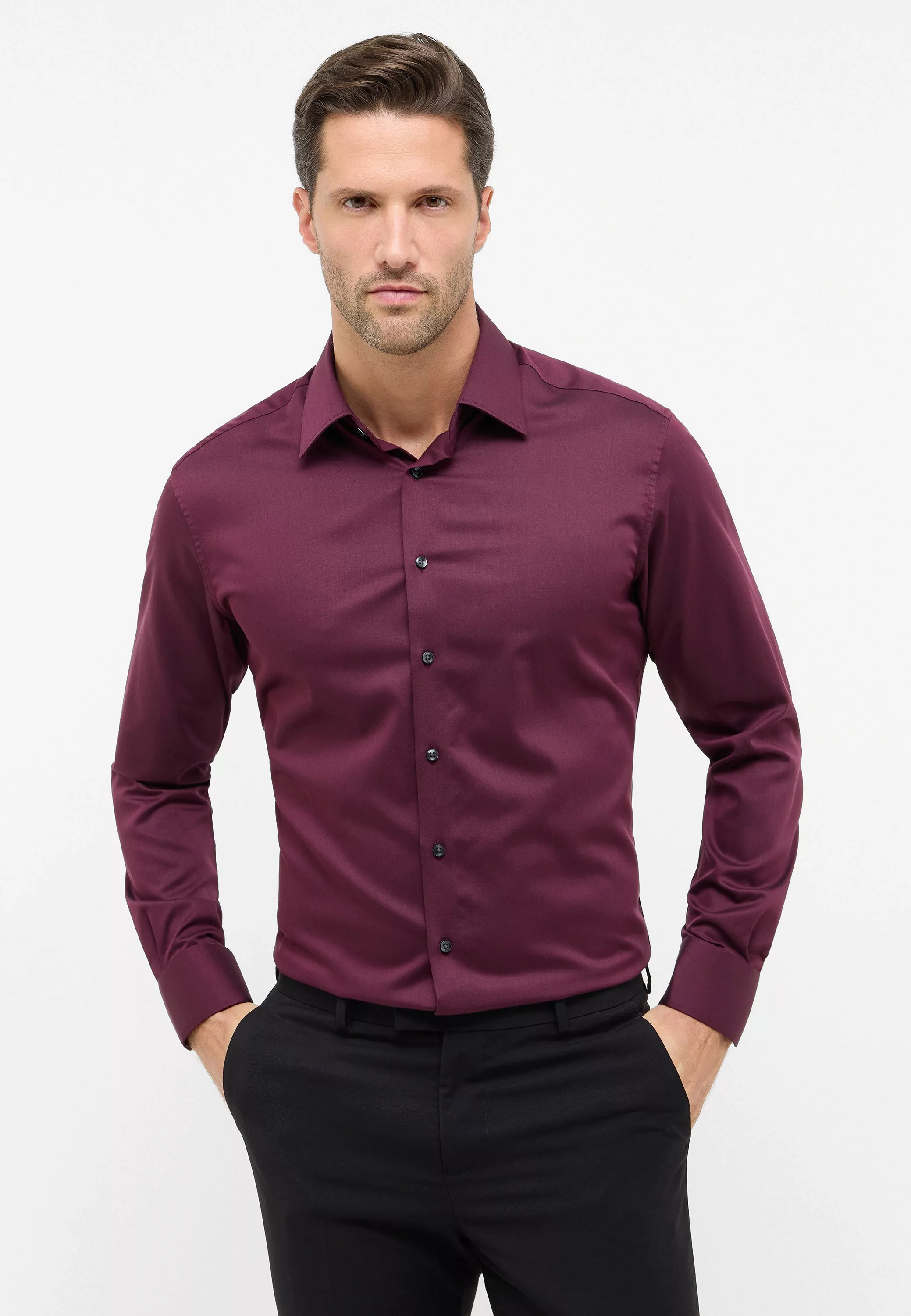 Eterna Langarmhemd "MODERN FIT", NON IRON (bügelfrei) günstig online kaufen