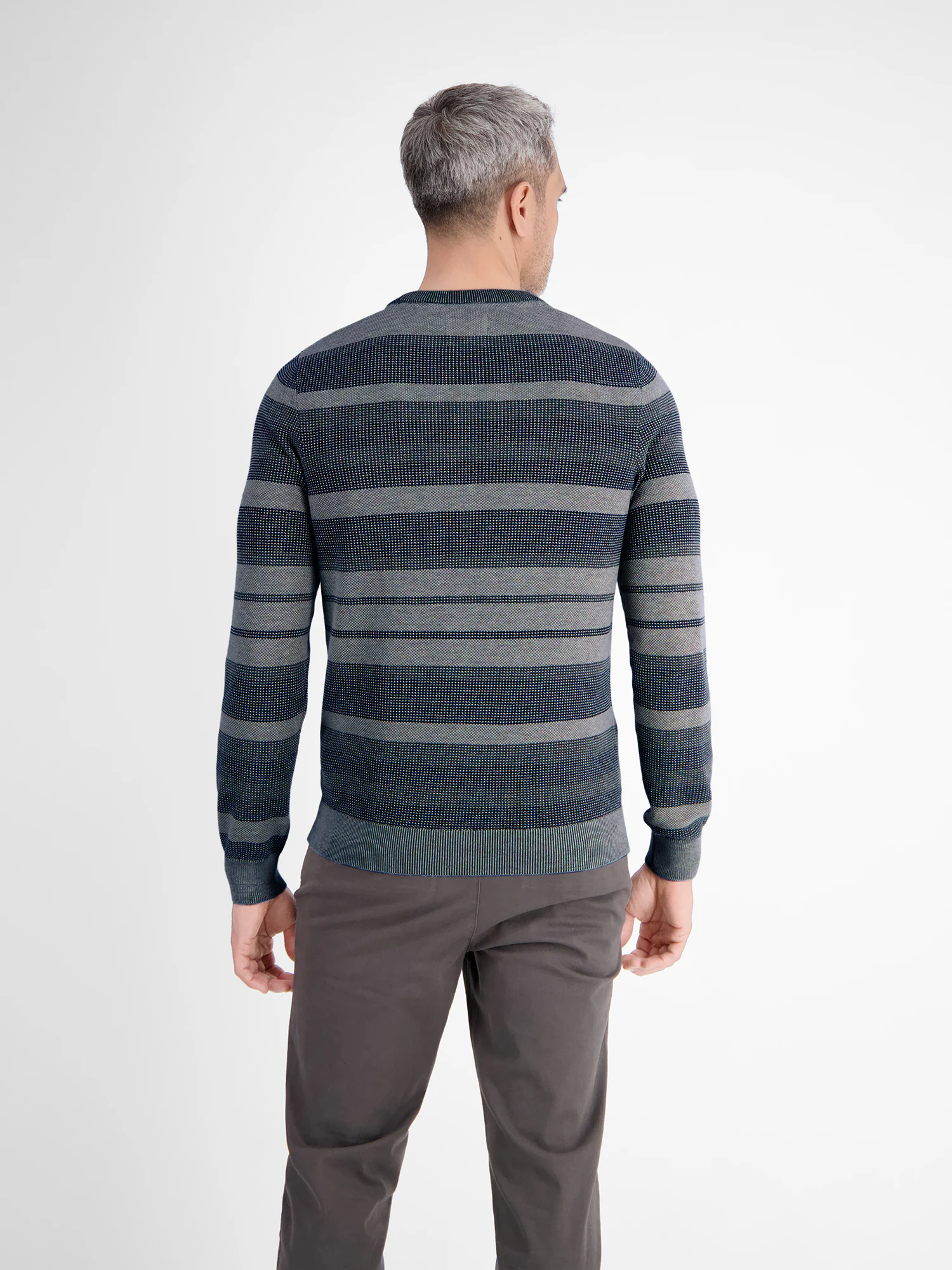 LERROS Strickpullover "LERROS Gestreifter Strickpullover" günstig online kaufen