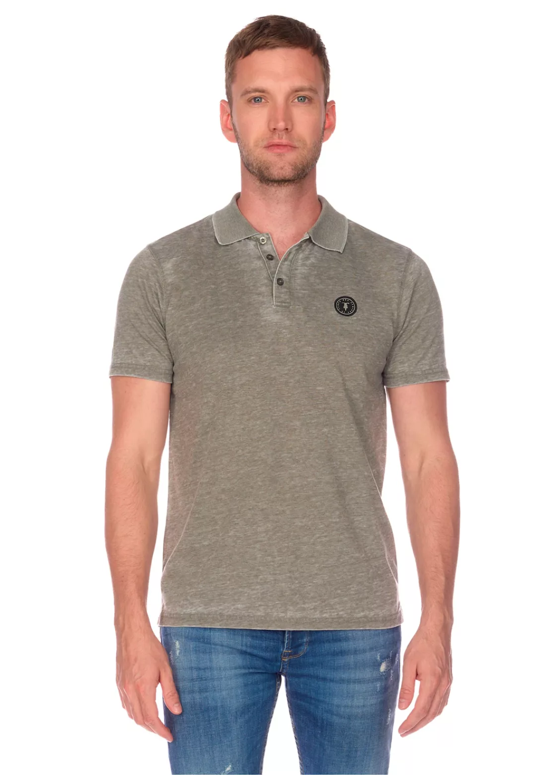 Le Temps Des Cerises Poloshirt "BRETY", mit meliertem Design günstig online kaufen