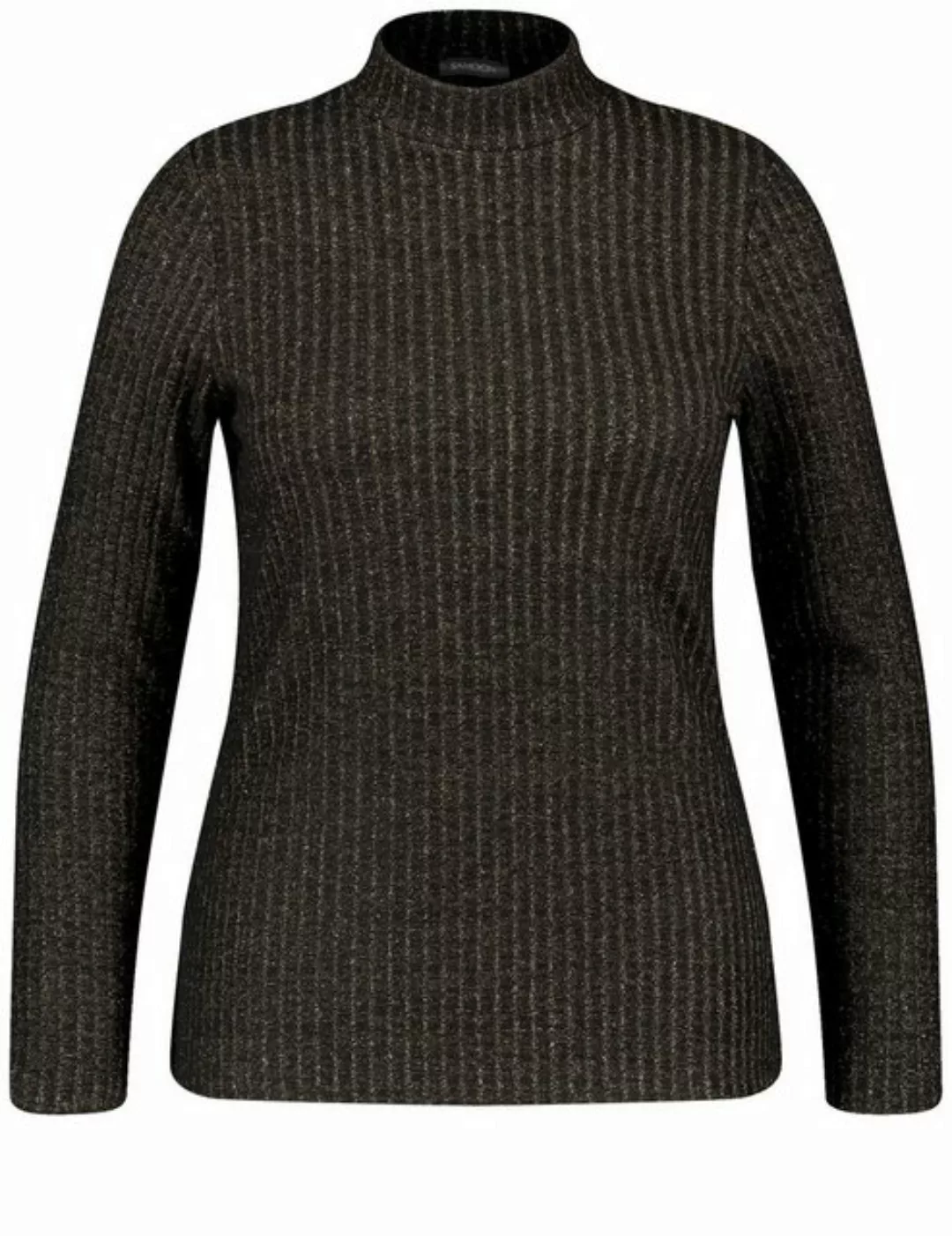 Samoon Langarmshirt Turtleneck-Shirt mit Glitzer-Effekt günstig online kaufen