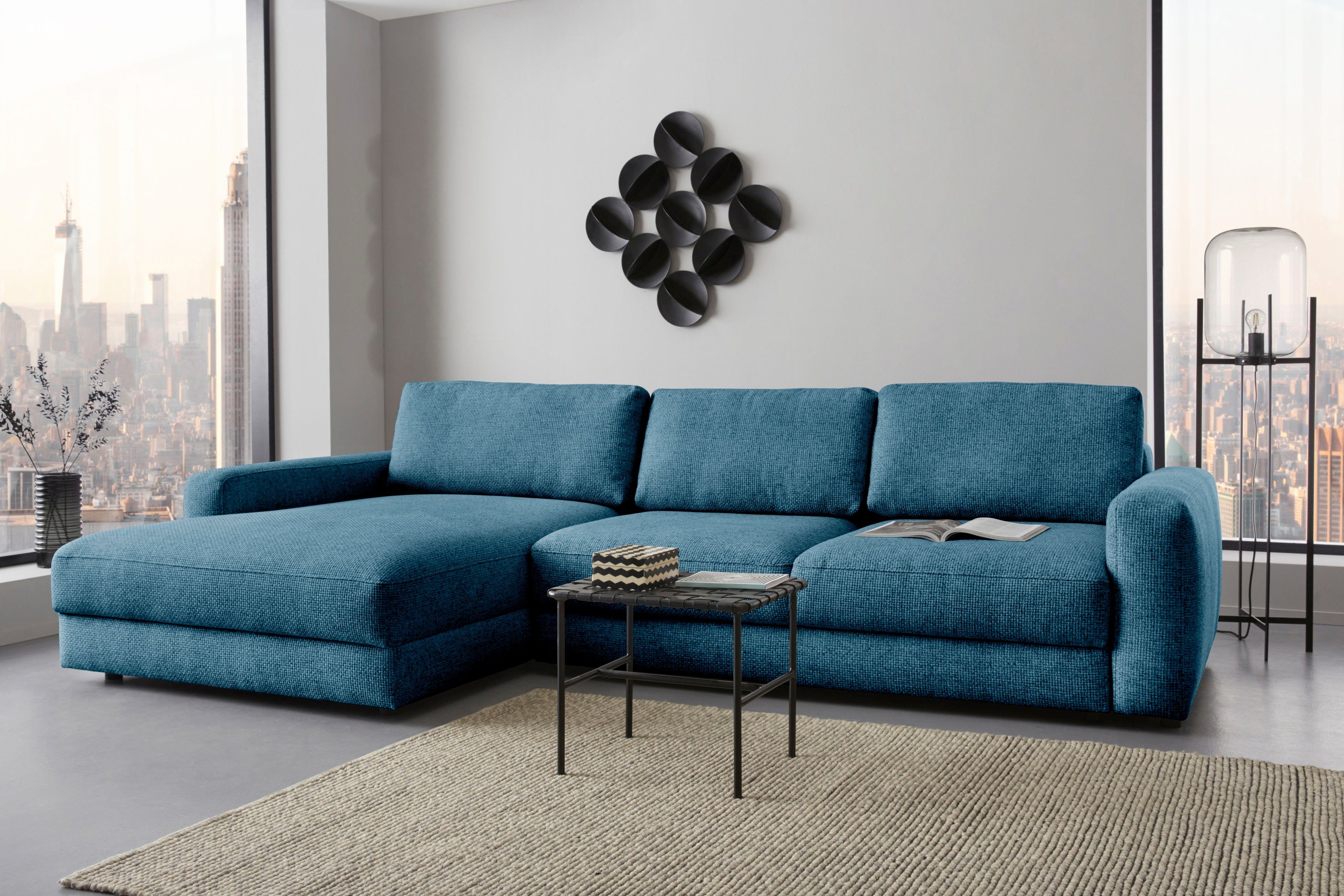 Places of Style Ecksofa Bloomfield, bequem günstig online kaufen