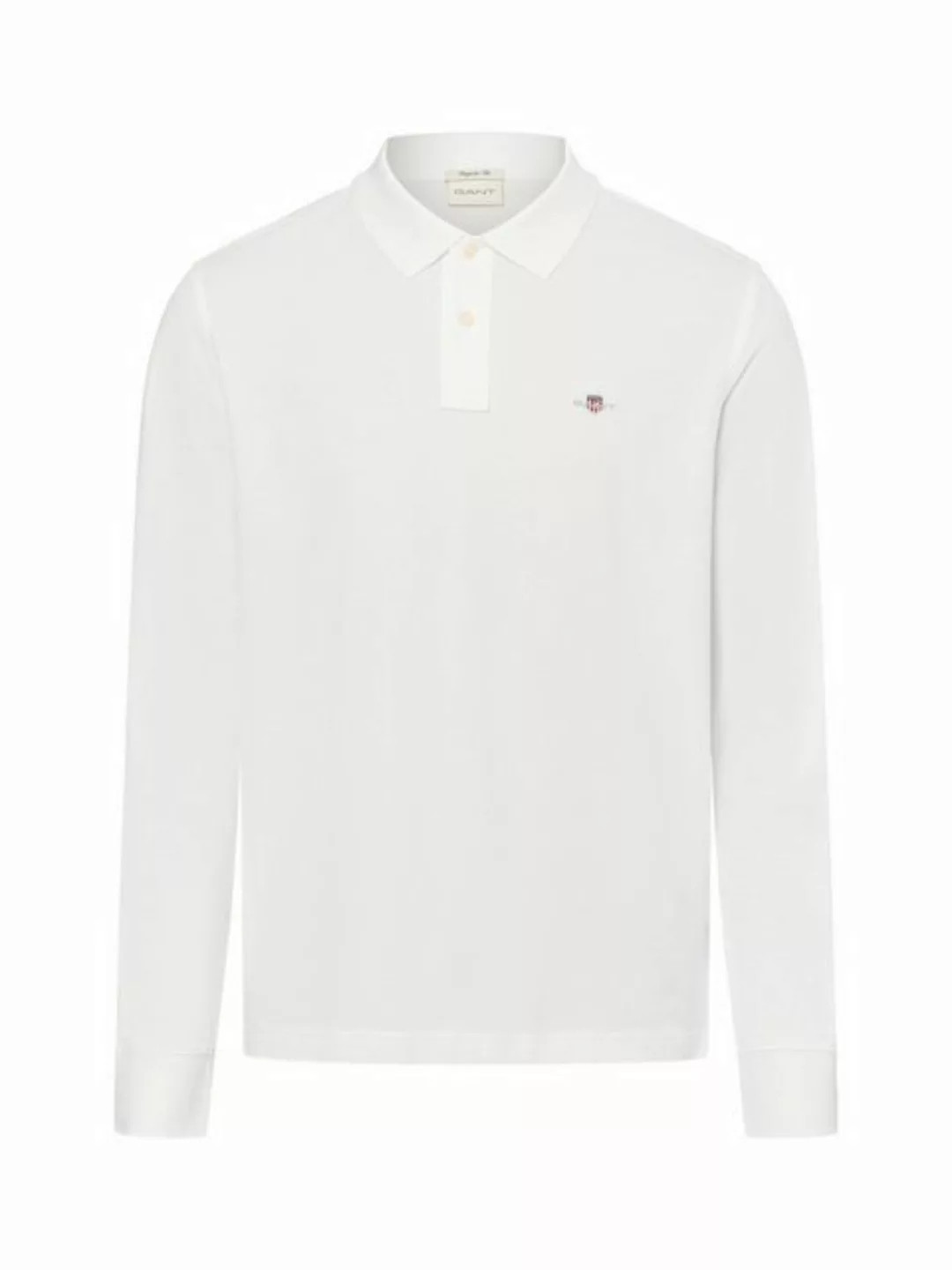 Gant Poloshirt "REG SHIELD LS PIQUE RUGGER", mit Logotickerei auf der Brust günstig online kaufen