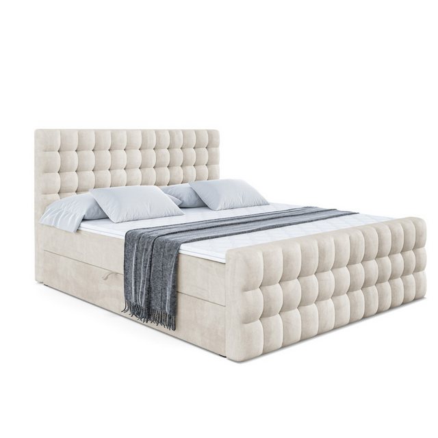 ALTDECOR Boxspringbett VIONE-Z (Multipocket-Matratze H4. H3 Matratze Bonell günstig online kaufen