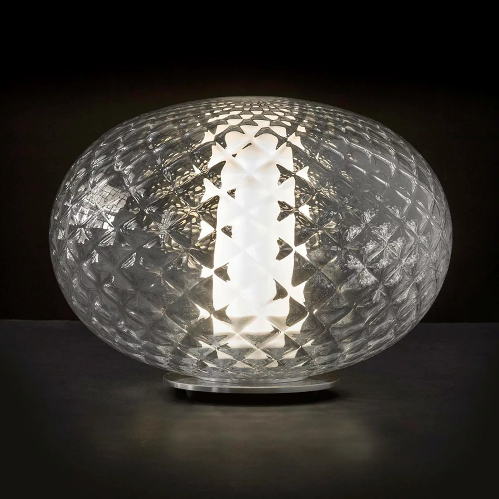 Oluce Recuerdo - LED-Tischleuchte aus Glas günstig online kaufen