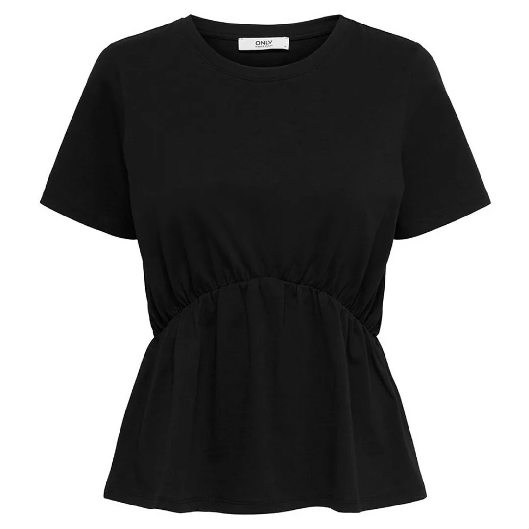 Only Andrea Detail Kurzärmeliges T-shirt M Black günstig online kaufen