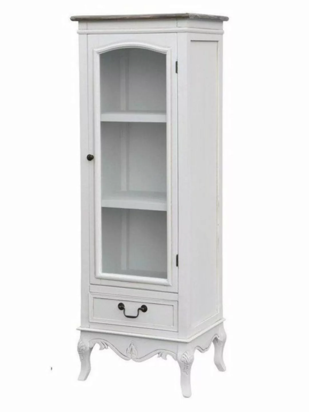 Livin Hill Vitrine Rimini White Strahlend weiß, filigrane Schnitzereien, du günstig online kaufen