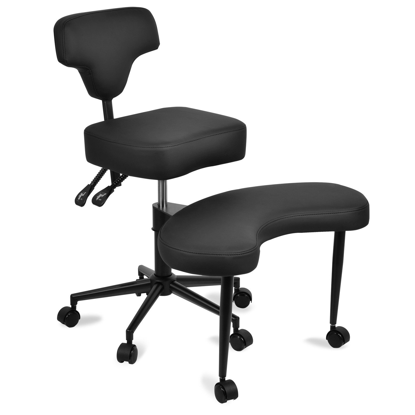 Vellora Bürostuhl Schwebezustand schwarz und braun günstig online kaufen
