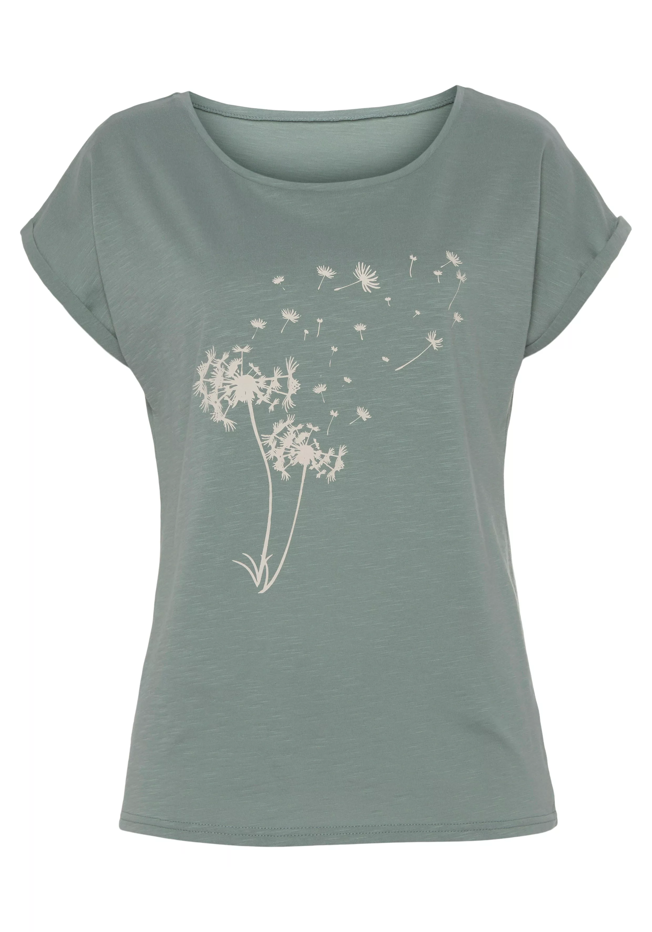 Vivance T-Shirt, mit Frontdruck "Pusteblume" günstig online kaufen