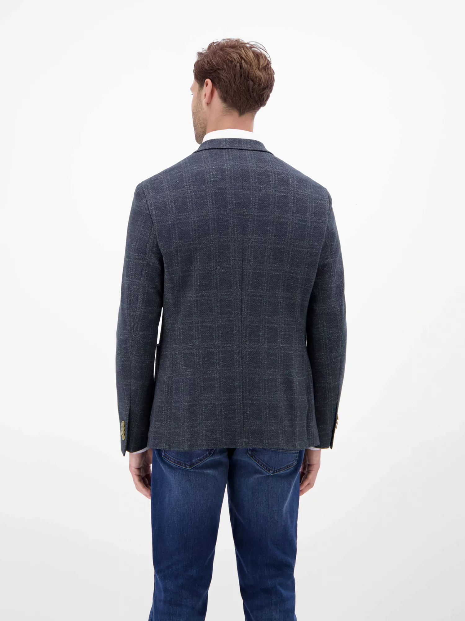 LERROS Jerseysakko "LERROS Herren Jerseyblazer, kariert" günstig online kaufen