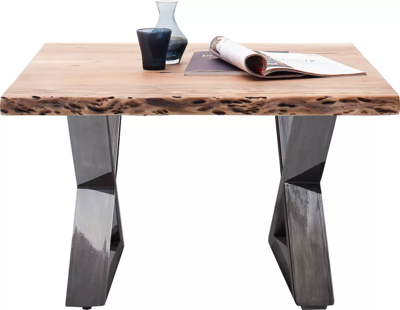 MCA furniture Couchtisch "Cartagena", Couchtisch Massivholz mit Baumkante u günstig online kaufen