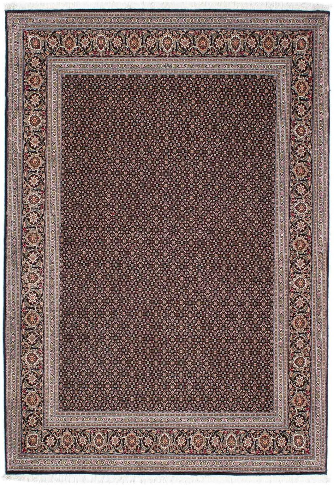 morgenland Orientteppich »Perser - Täbriz - 215 x 151 cm - dunkelblau«, rec günstig online kaufen