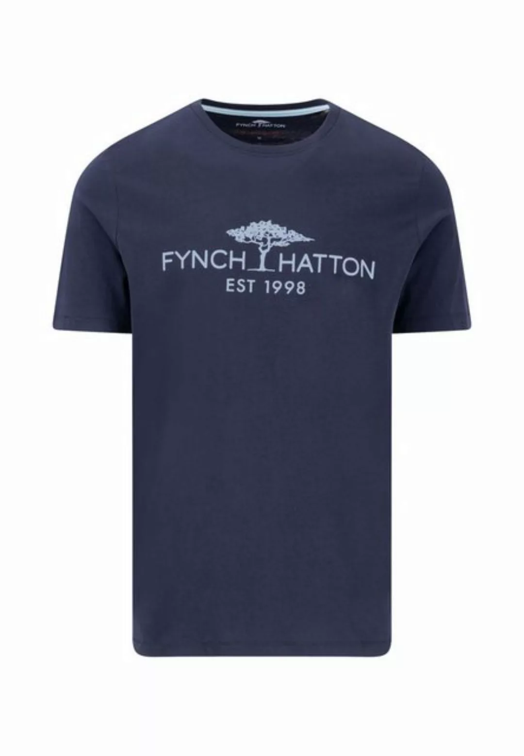 FYNCH-HATTON T-Shirt T-Shirt, logo navy günstig online kaufen