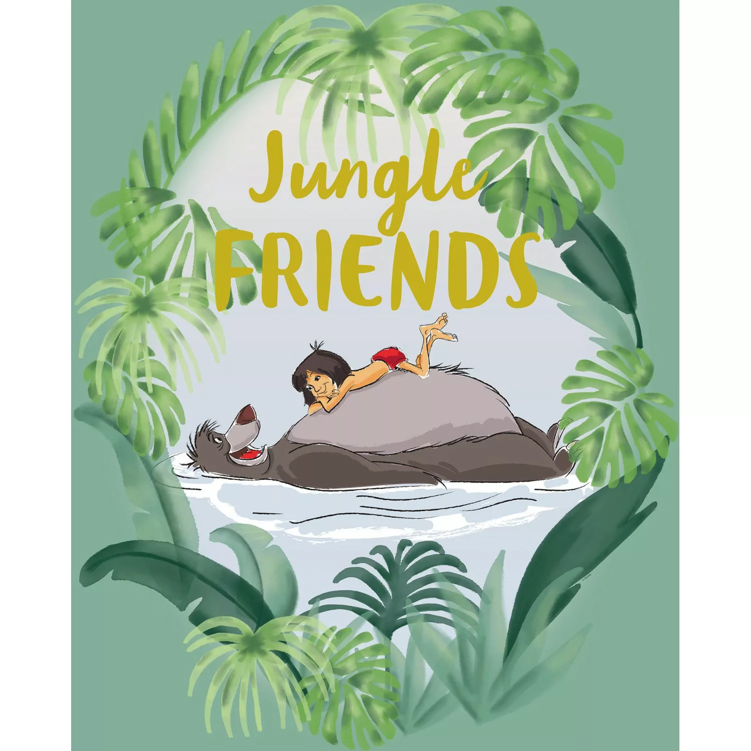 Komar Wandbild Jungle Book Friends 50 x 70 cm günstig online kaufen