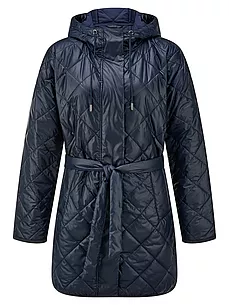 Long-Steppjacke Peter Hahn blau günstig online kaufen