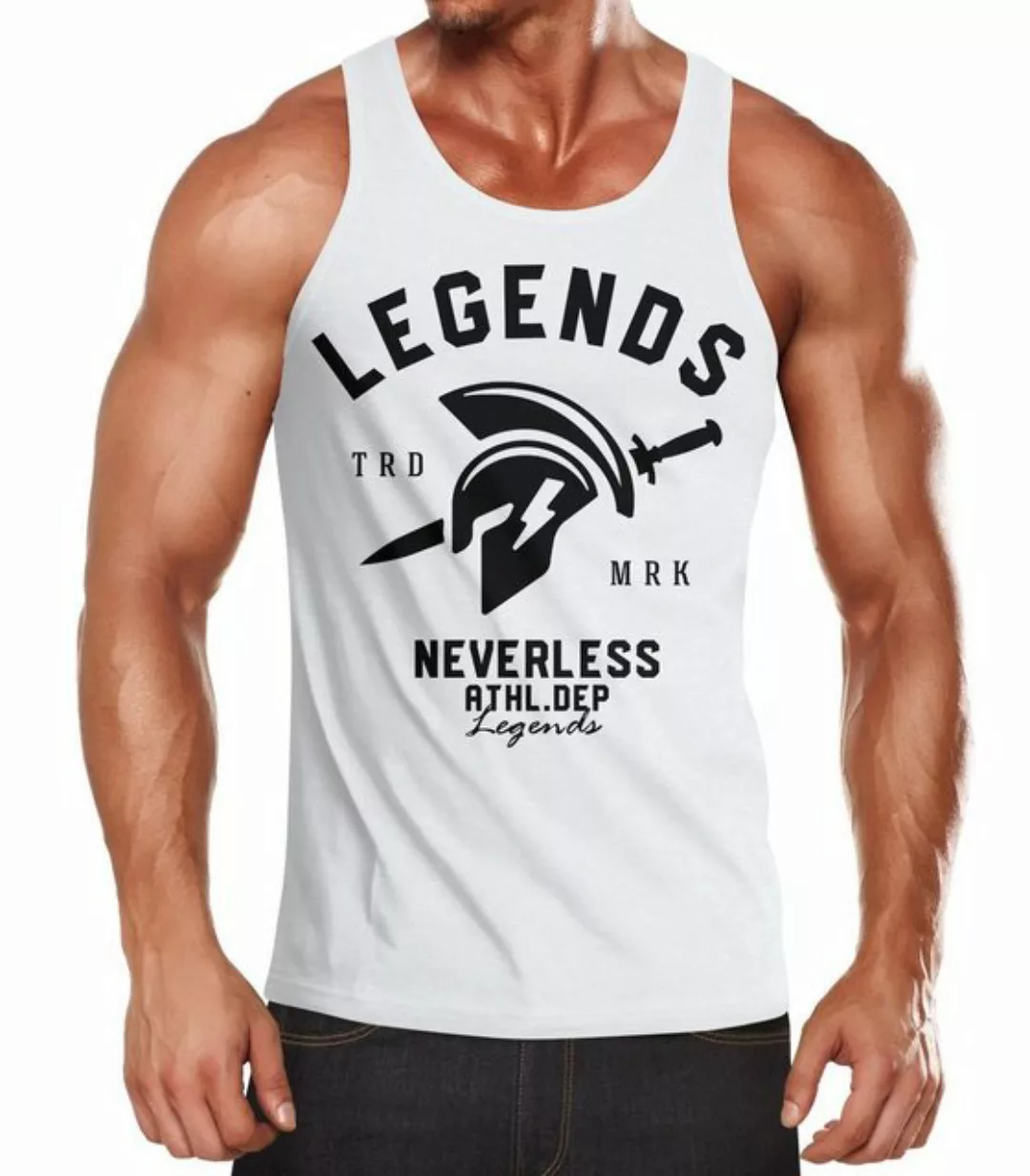 Neverless Tanktop Cooles Herren Tank-Top Gladiator Sparta Gym Athletics Spo günstig online kaufen