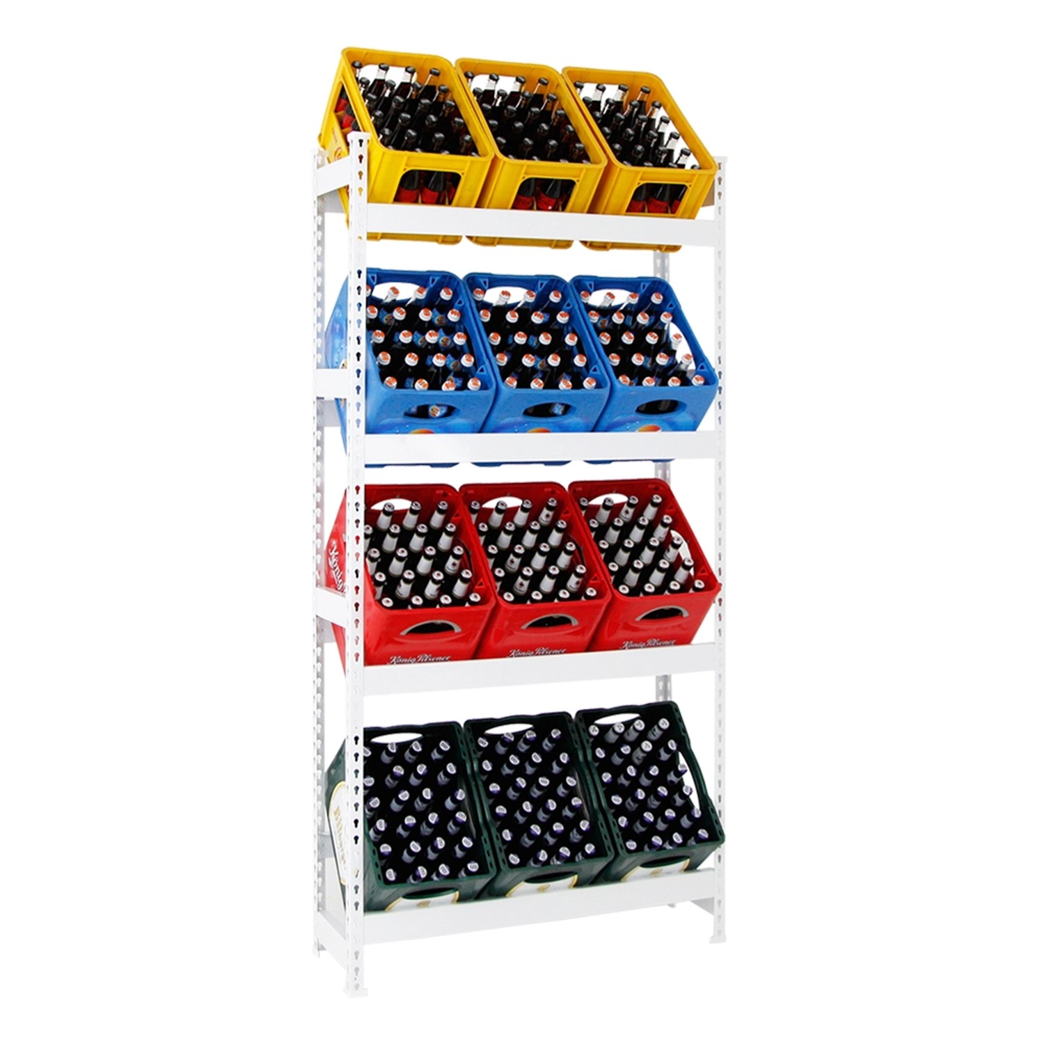 PROREGAL Getränkekistenregal Getränkeregal High Big Camel HxBxT 200 x 100 x günstig online kaufen
